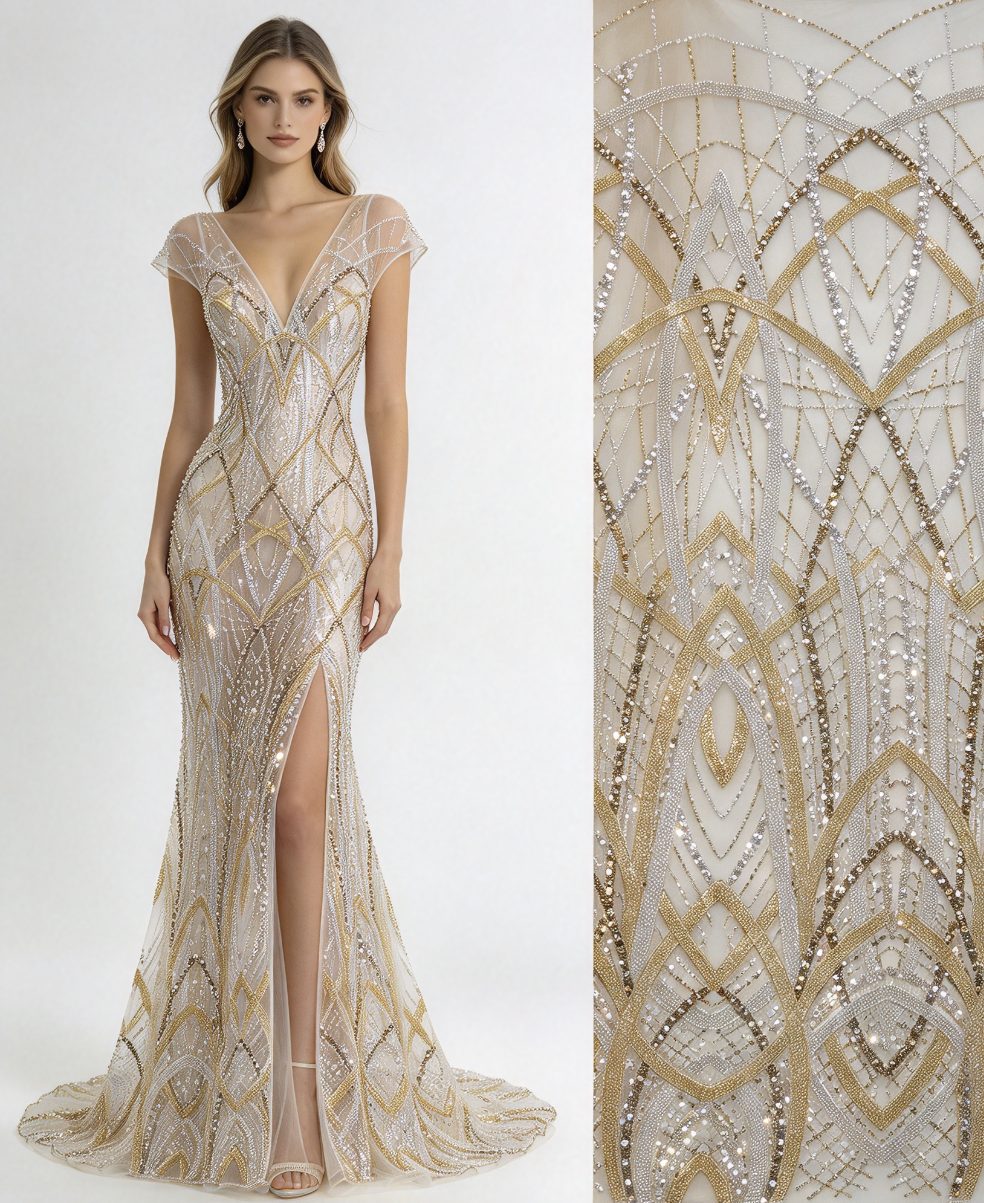 Beaded Lace — QH0024 — Beaded Lace — QH0024