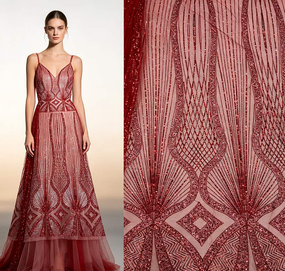 Beaded Lace — QH0028 — Beaded Lace — QH0028