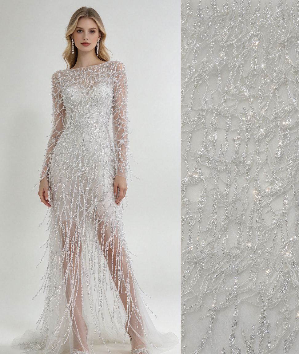 Beaded Lace — SZ0798 — view 2