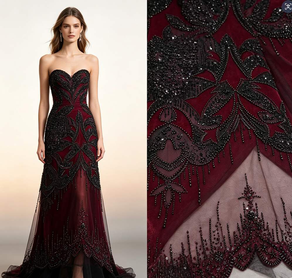 Beaded Lace — SZ1184 — عرض 7