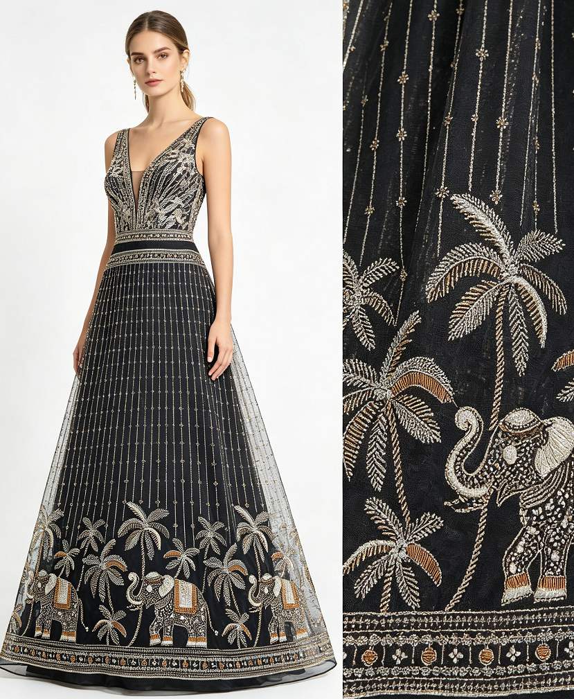 Beaded Lace — SZ1285 — vista 5