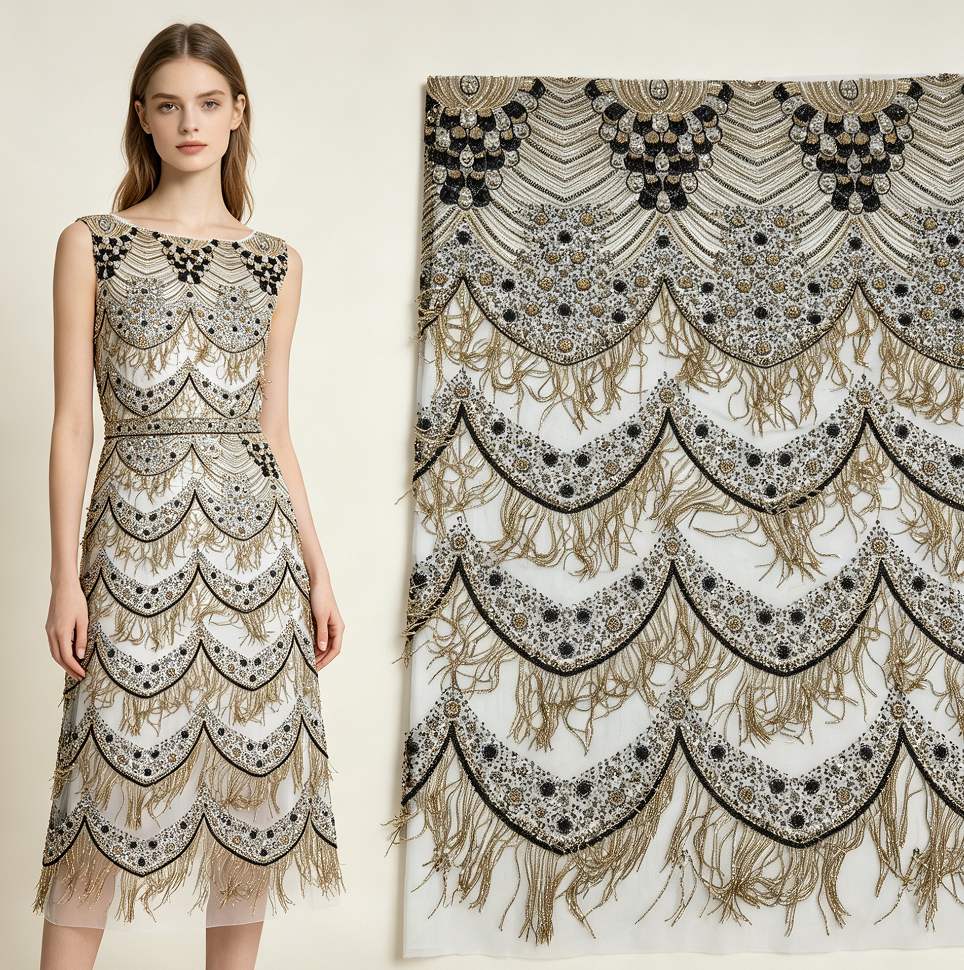 Beaded Lace — SZ1301 — عرض 6