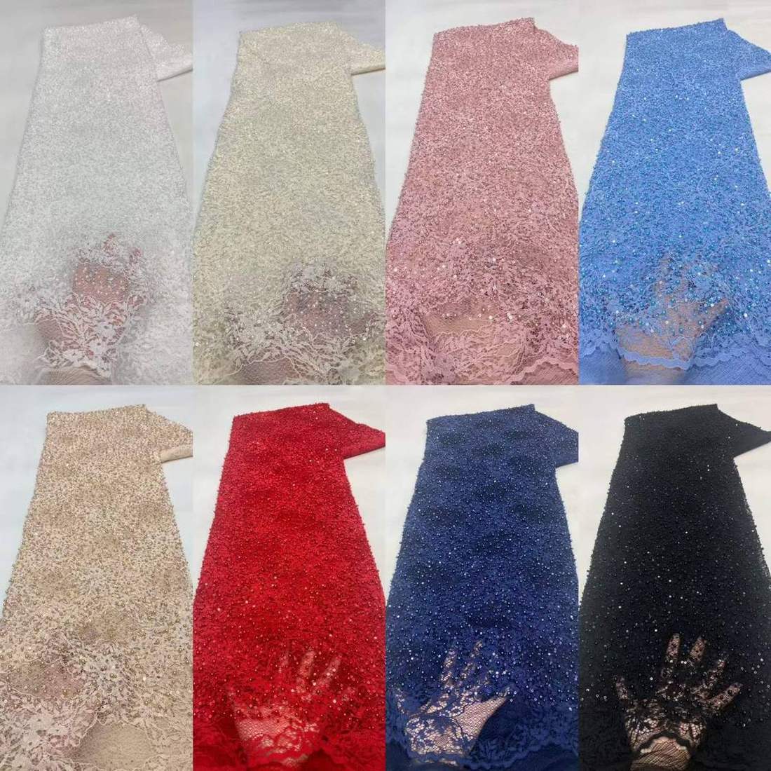 Beaded Lace — XX-3803 — view 2