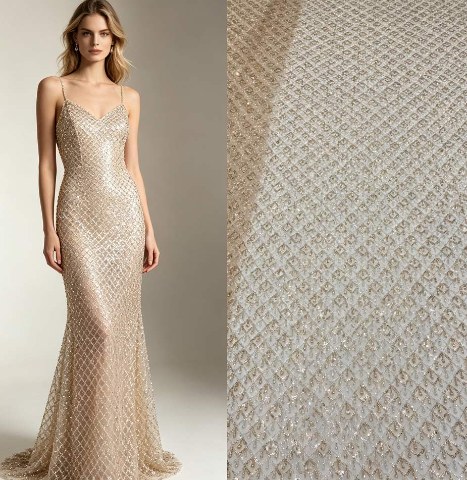 Beaded Lace — XX-4017 — عرض 7
