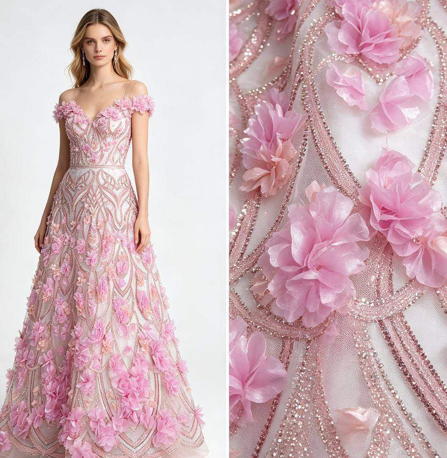 Beaded Lace — HY-HY002 — view 2