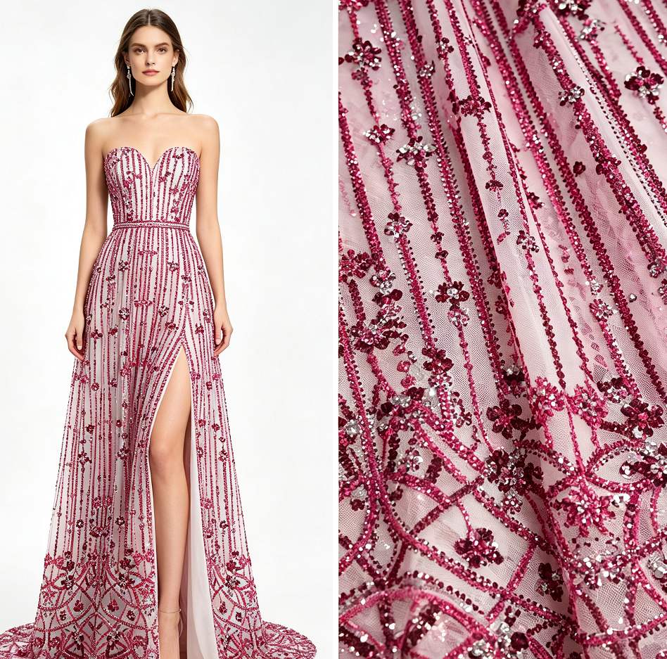 Beaded Lace — HY-HY023 — vista 6