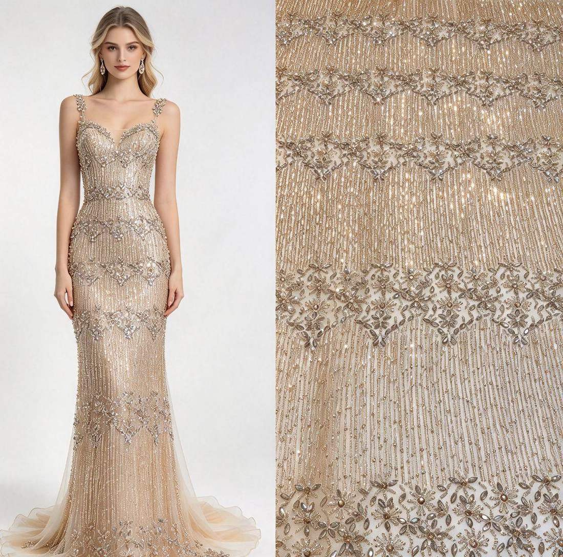Beaded Lace — HY-HY026 — view 2