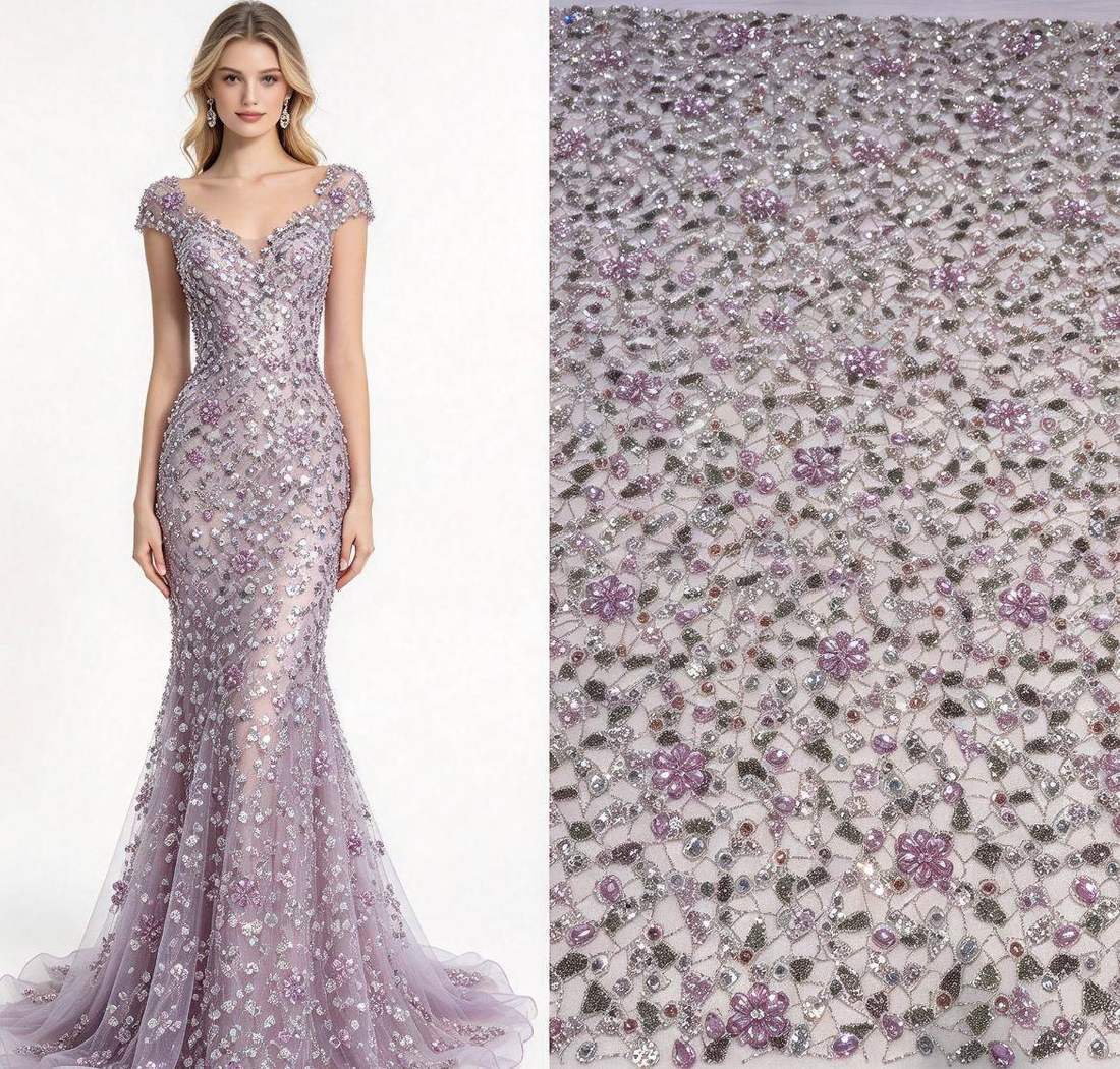 Beaded Lace — HY-HY029 — view 2