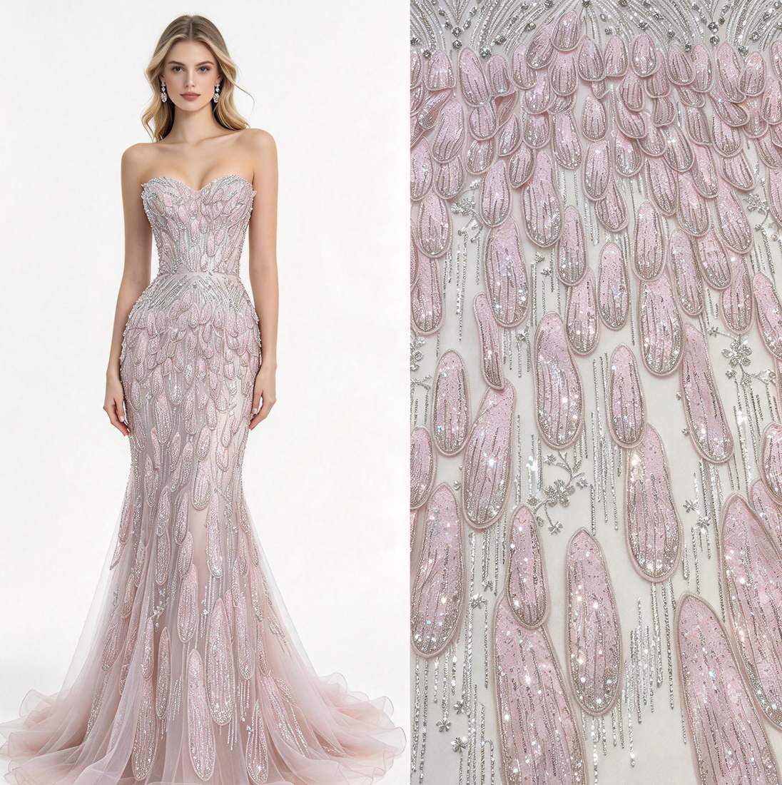 Beaded Lace — HY-HY032 — vista 7