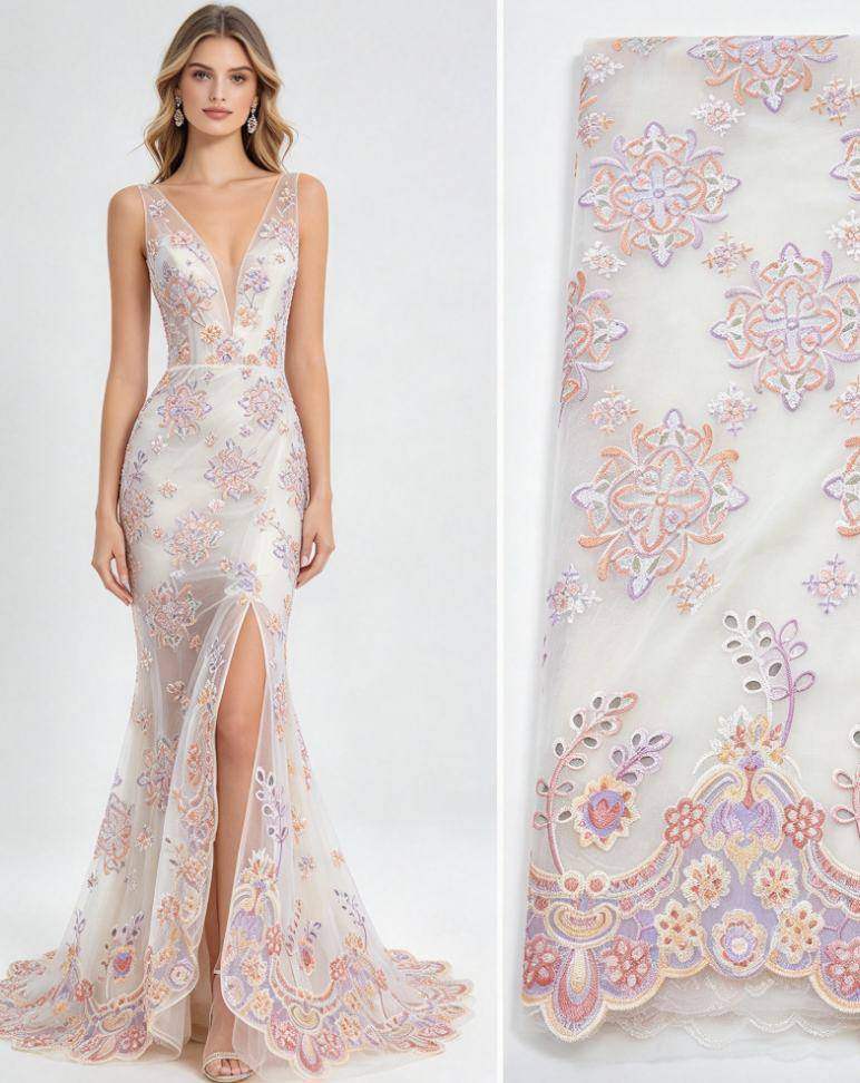 Beaded Lace — FY-1025 — view 2