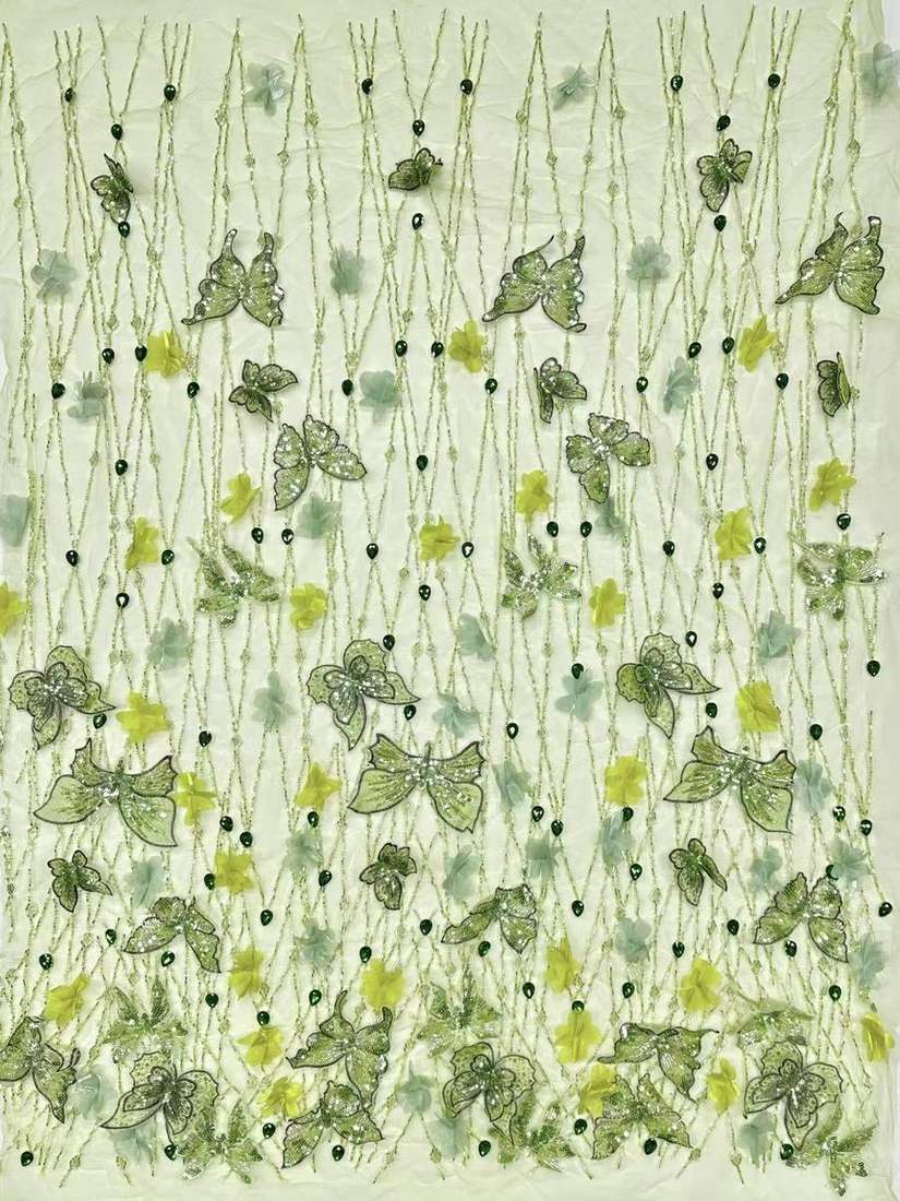 Beaded Lace — WNS-3214 — view 2