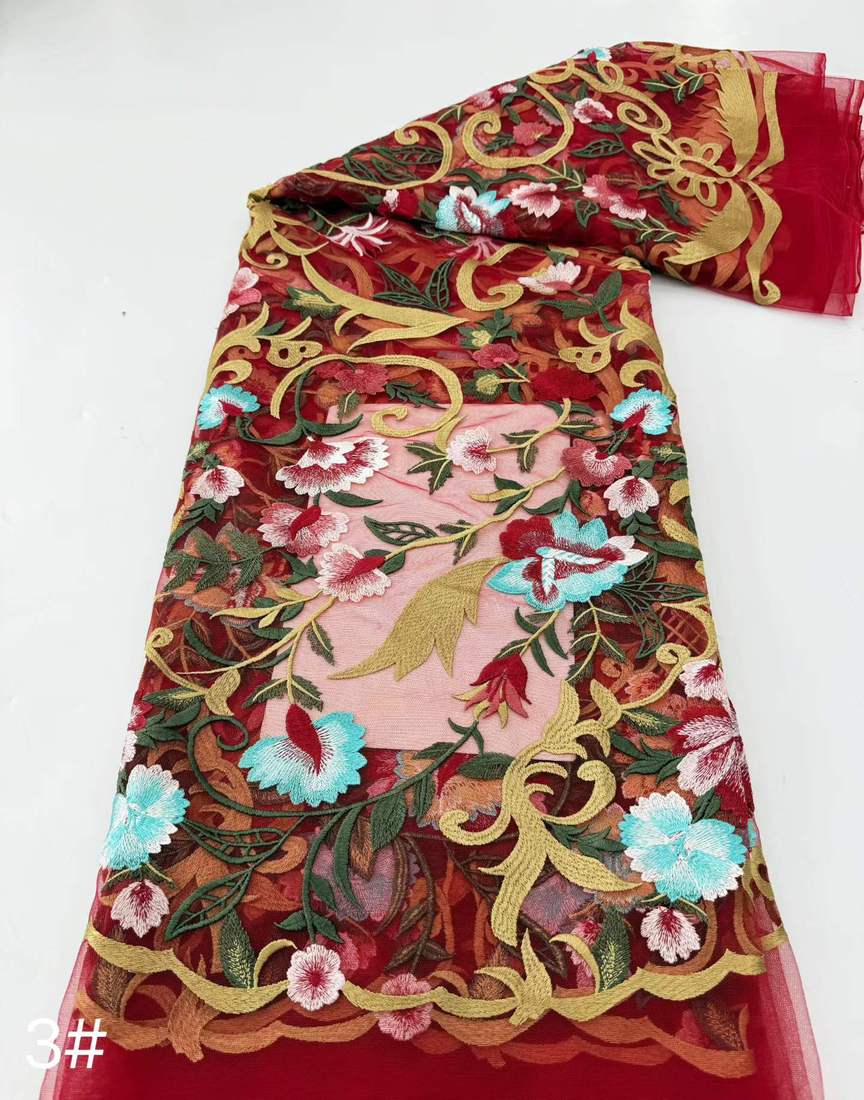 Embroidered Lace — 1364 — عرض 3