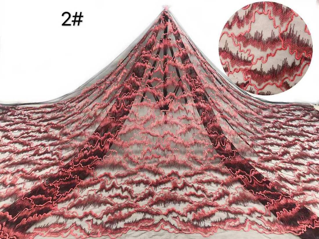 Embroidered Lace — HX-1428 — view 3