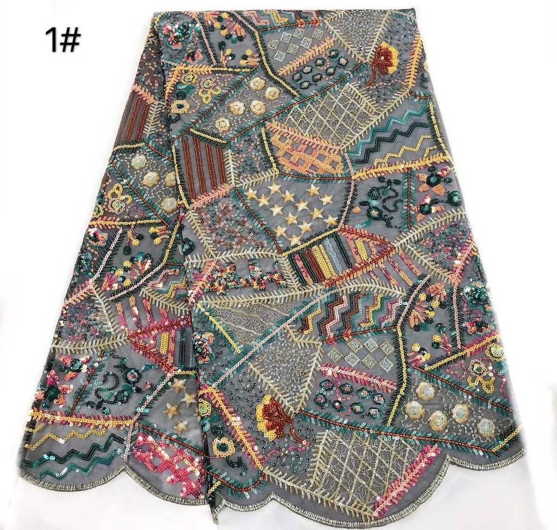 Embroidered Lace — HX-1767 — view 3