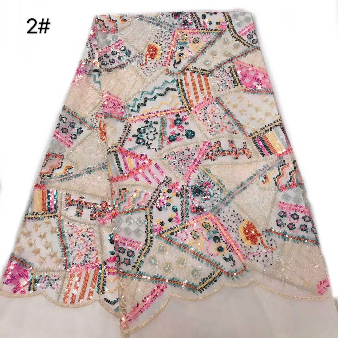 Embroidered Lace — HX-1767 — vista 5