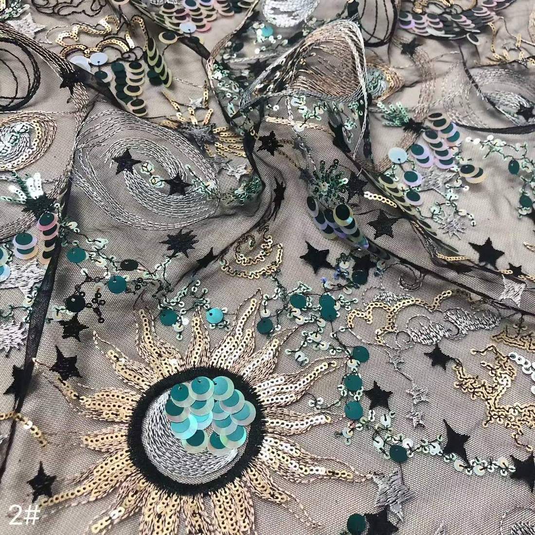 Embroidered Lace — HX-1859 — view 3