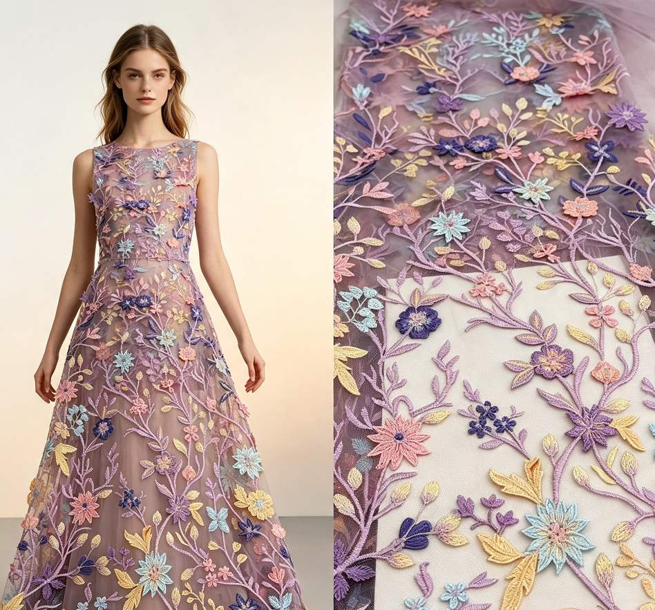 Embroidered Lace — HX-2118 — vista 4