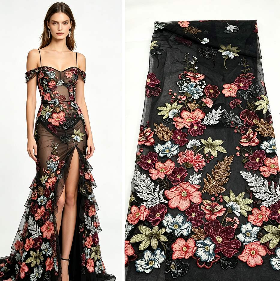Embroidered Lace — HX-2287 — vista 5
