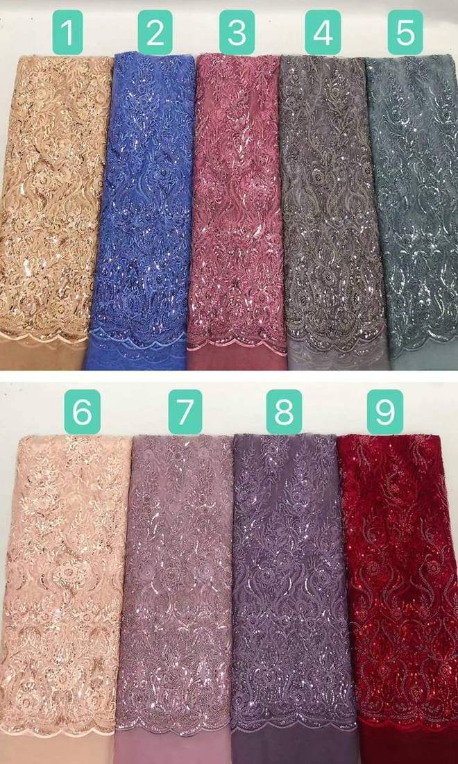 Embroidered Lace — HX-2654 — Embroidered Lace — HX-2654