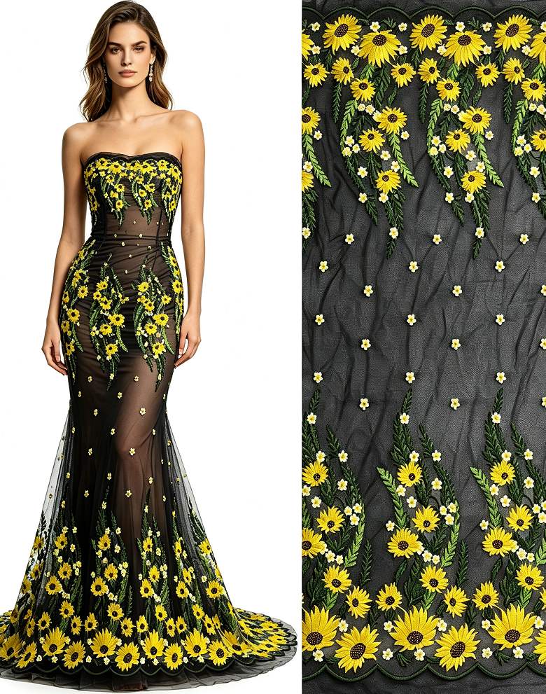 Embroidered Lace — HX-2705 — vista 8