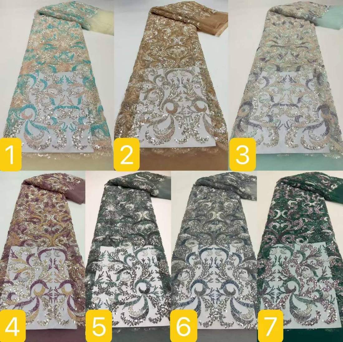 Embroidered Lace — HX-2710 — Embroidered Lace — HX-2710