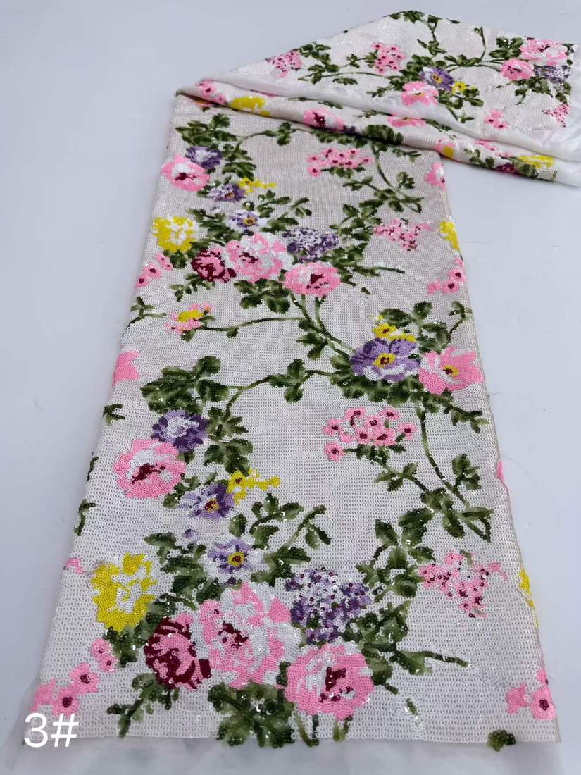 Embroidered Lace — HX-3015 — vista 5