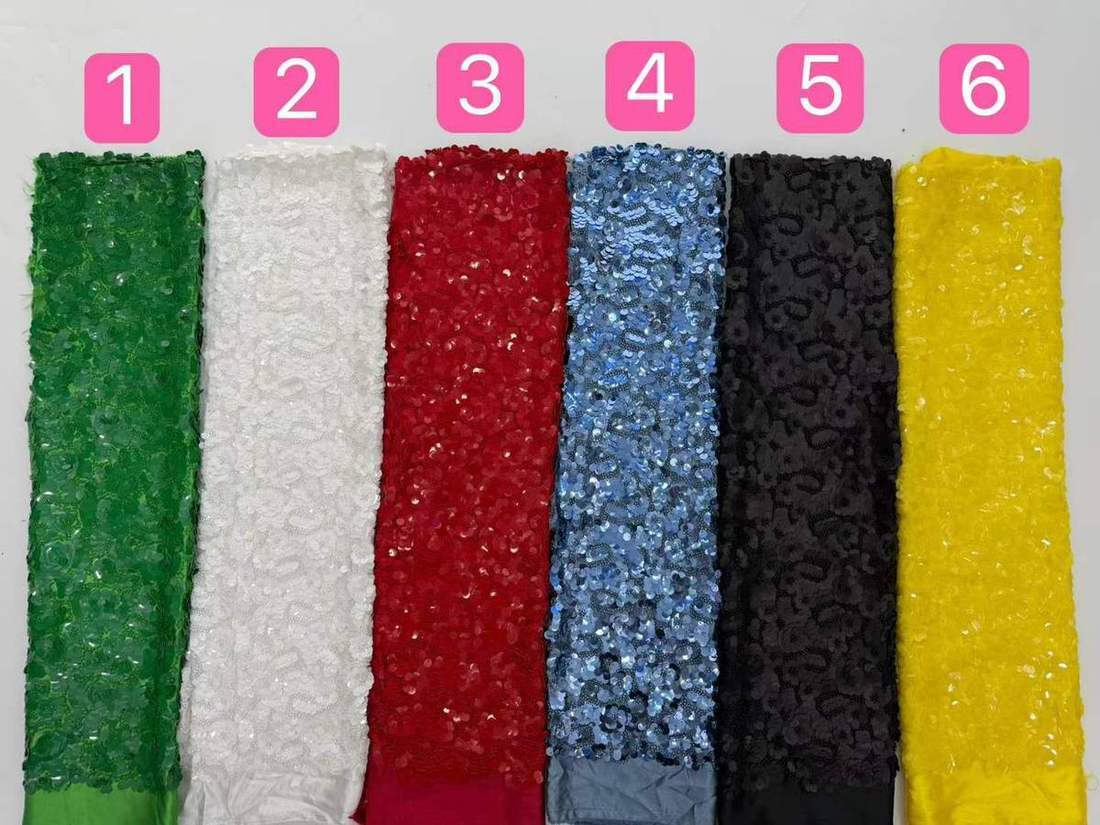 Embroidered Lace — HX-3137 — view 2