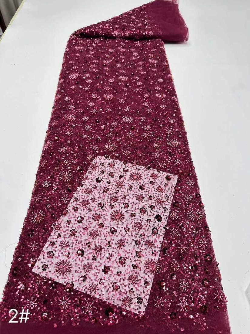 Embroidered Lace — HX-3148 — view 3