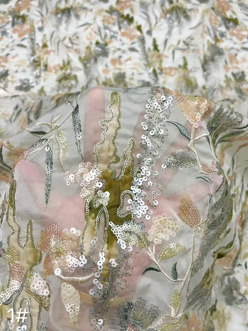 Embroidered Lace — HX-3573 — عرض 4