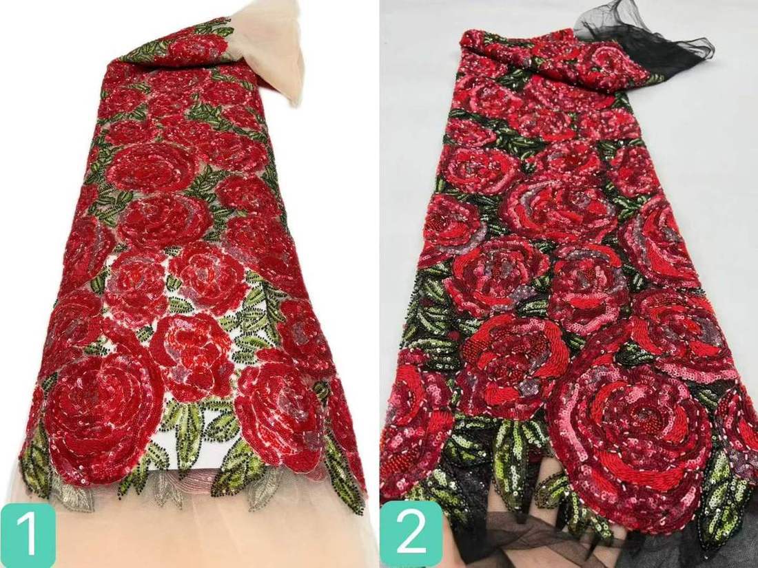 Embroidered Lace — HX-3591 — Embroidered Lace — HX-3591