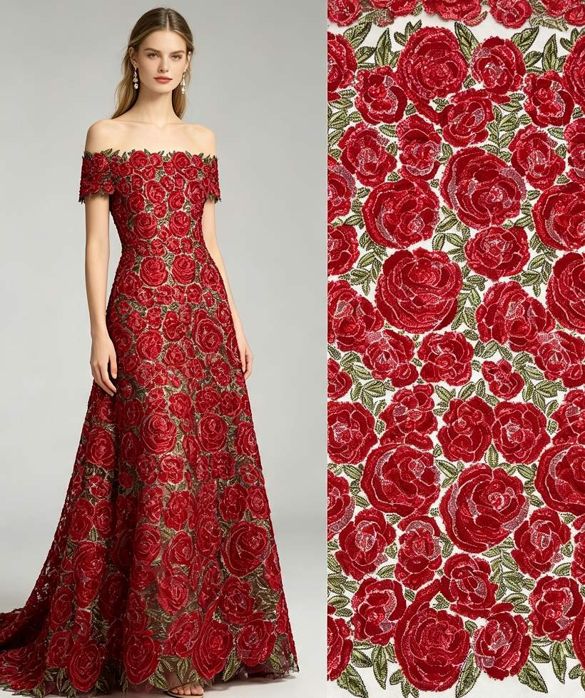 Embroidered Lace — HX-3591 — vista 6