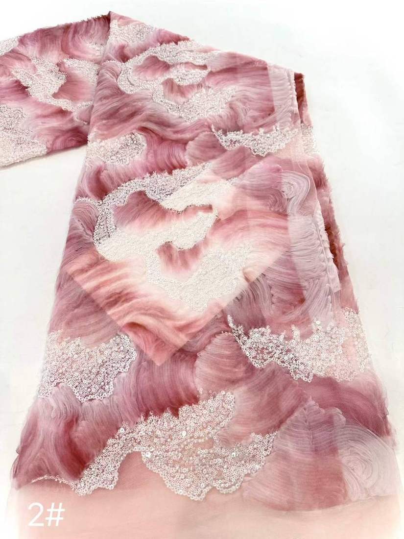 Embroidered Lace — HX-3593 — view 3