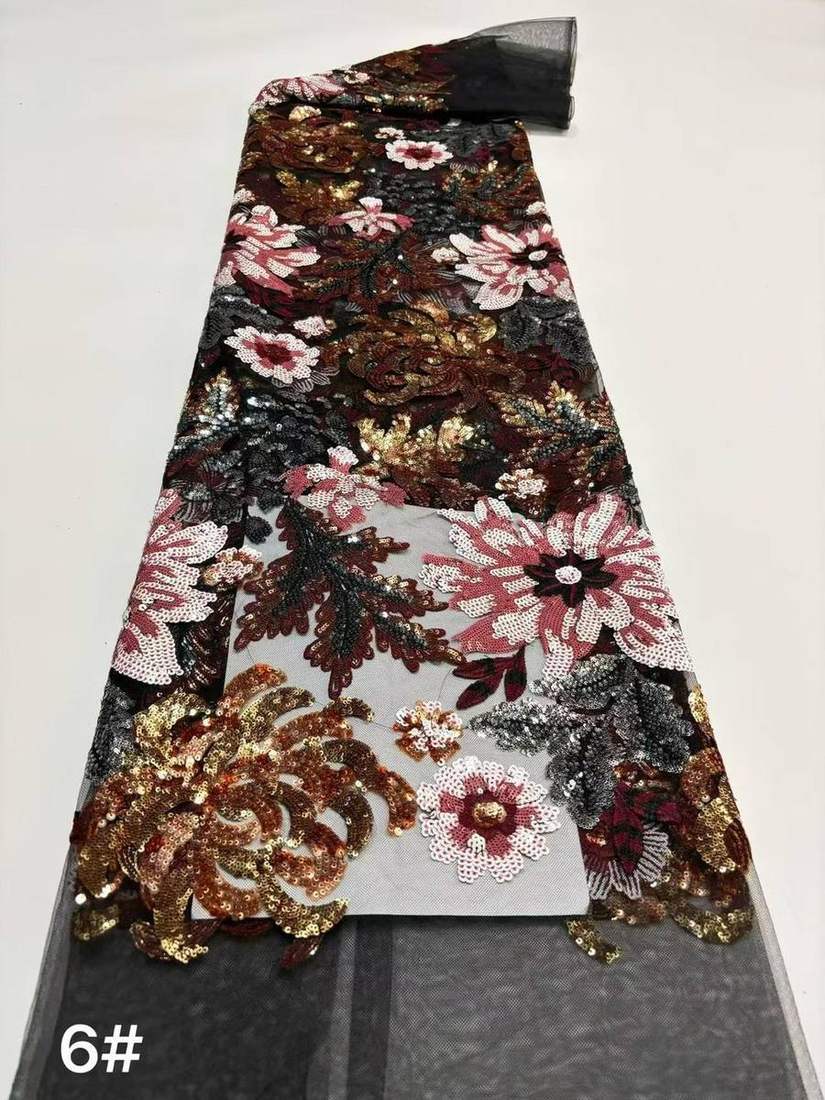 Embroidered Lace — HX-3599 — view 2