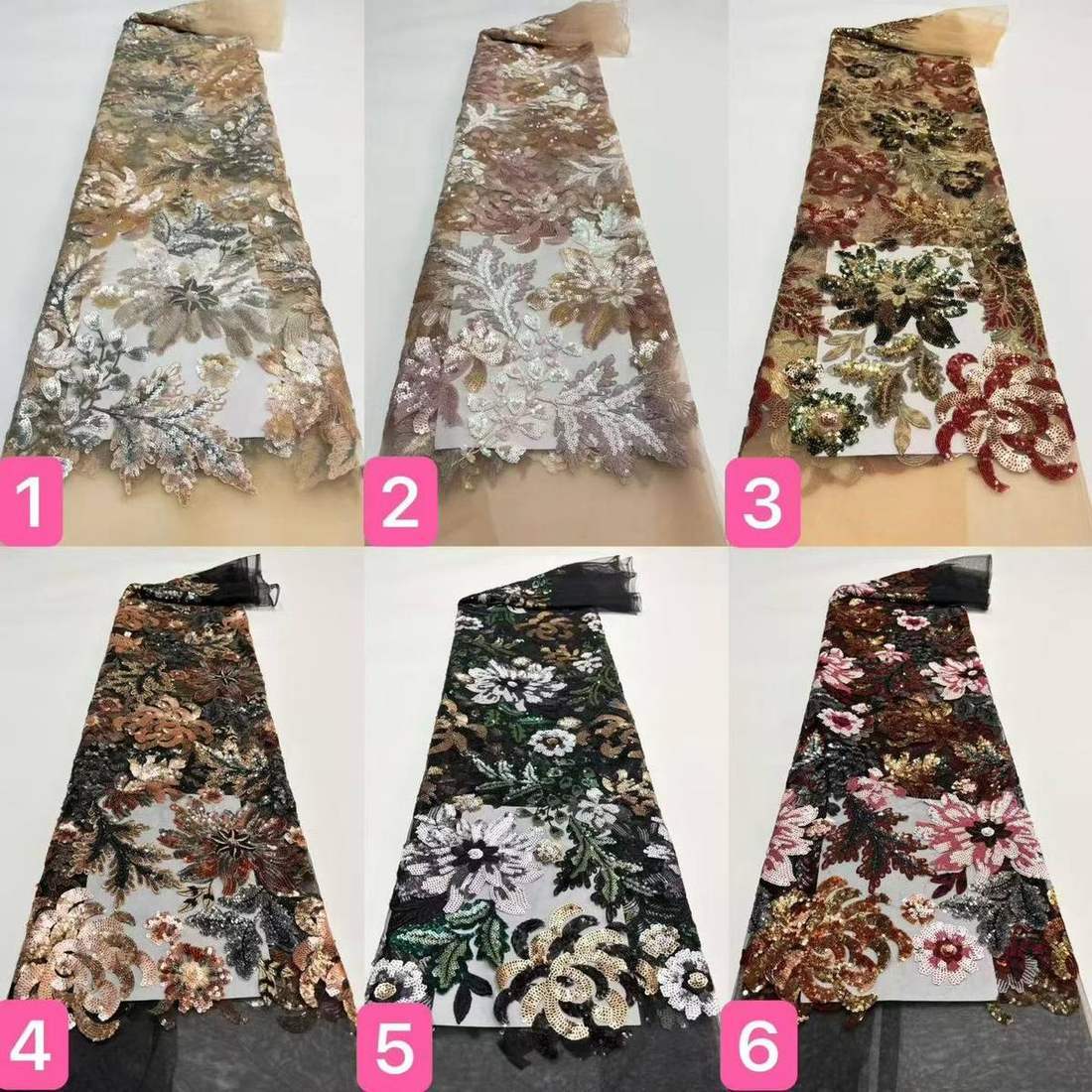 Embroidered Lace — HX-3599 — view 3