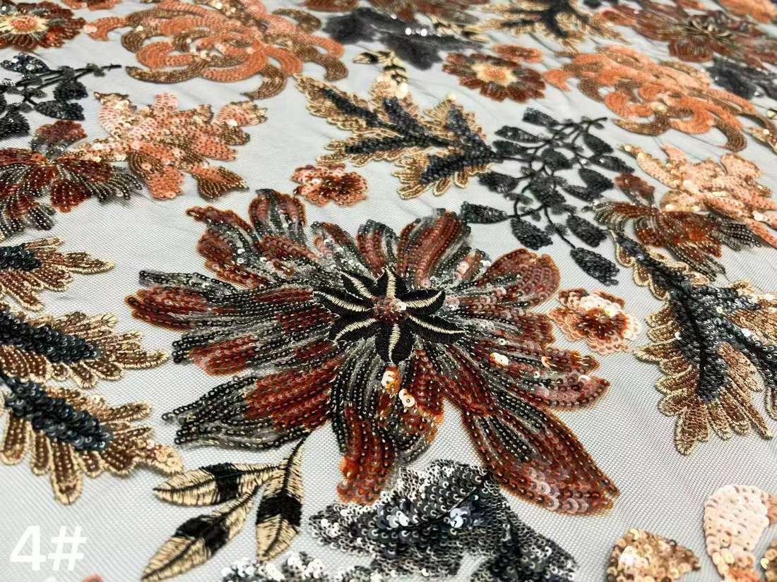 Embroidered Lace — HX-3599 — vista 5