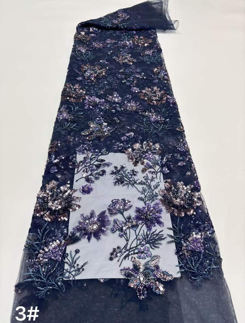 Embroidered Lace — HX-3602 — عرض 4