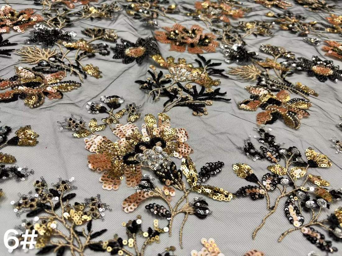 Embroidered Lace — HX-3602 — عرض 8