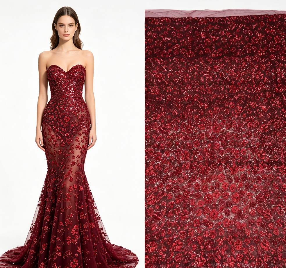 Embroidered Lace — HX-3656 — عرض 4