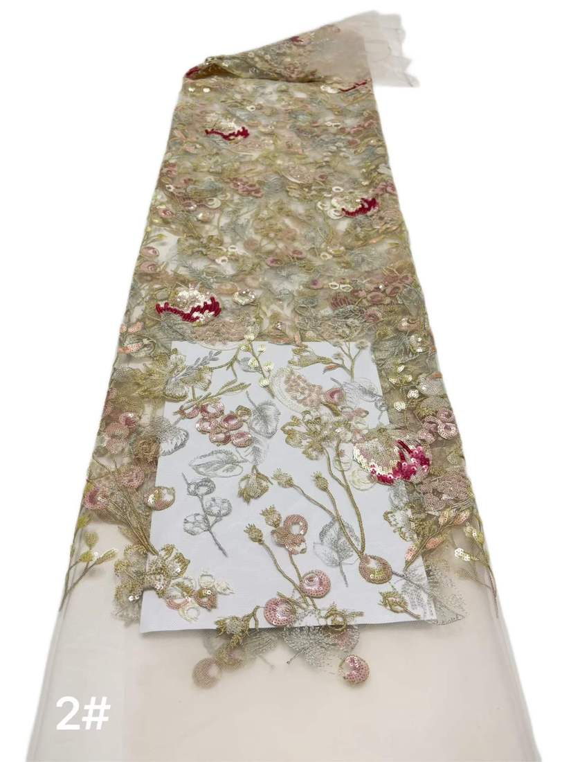 Embroidered Lace — HX-3678 — vista 7