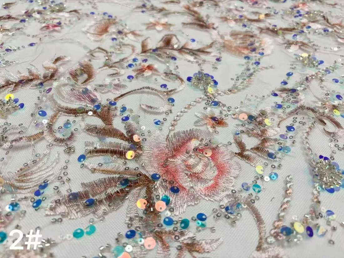 Embroidered Lace — HX-3694 — vista 4