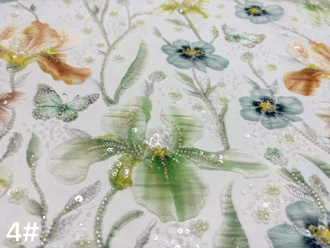 Embroidered Lace — HX-3707 — عرض 6