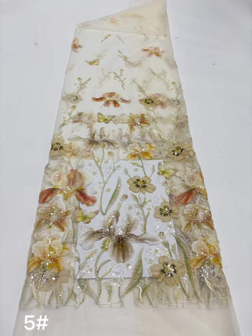 Embroidered Lace — HX-3707 — عرض 7
