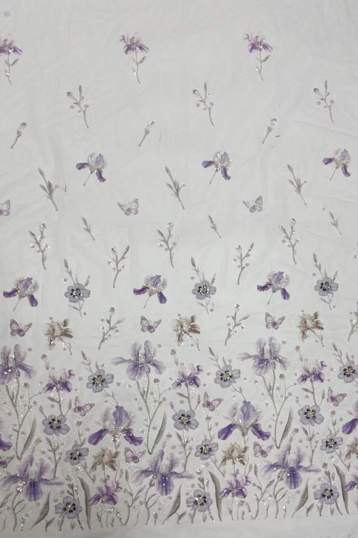 Embroidered Lace — HX-3707 — عرض 8