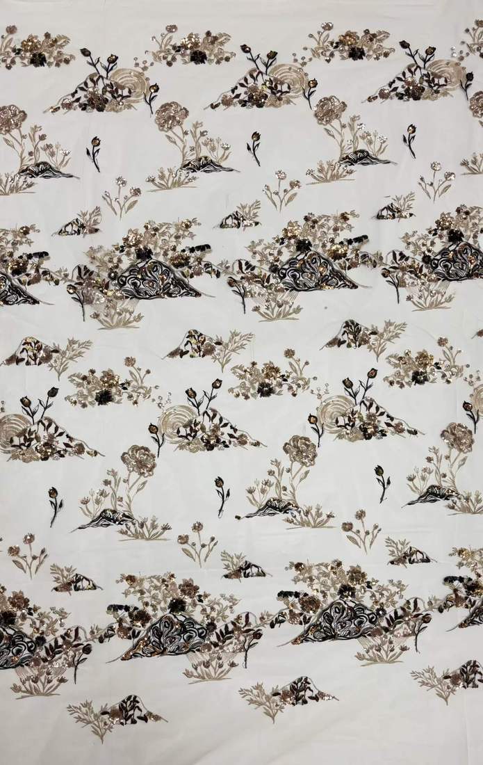 Embroidered Lace — HX-3711 — vista 7