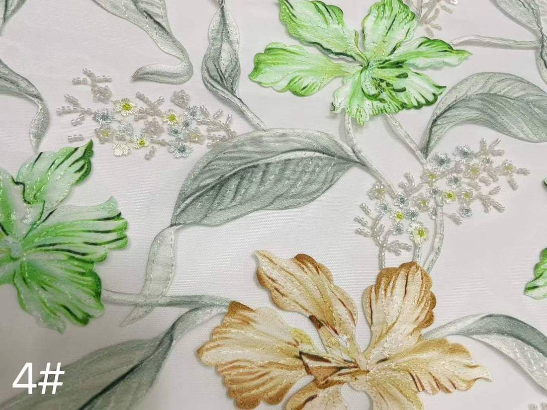 Embroidered Lace — HX-3762 — view 3