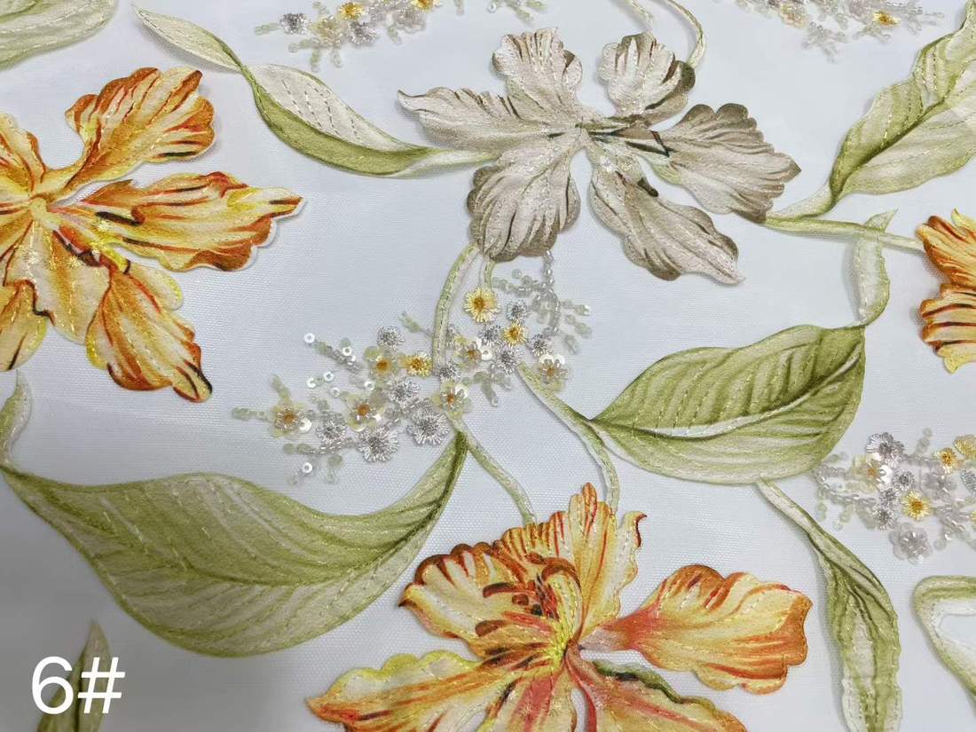 Embroidered Lace — HX-3762 — vista 5
