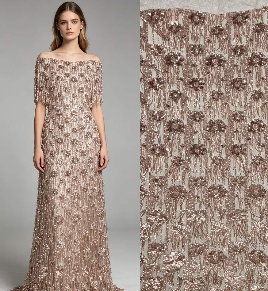 Embroidered Lace — HX-3773 — vista 8