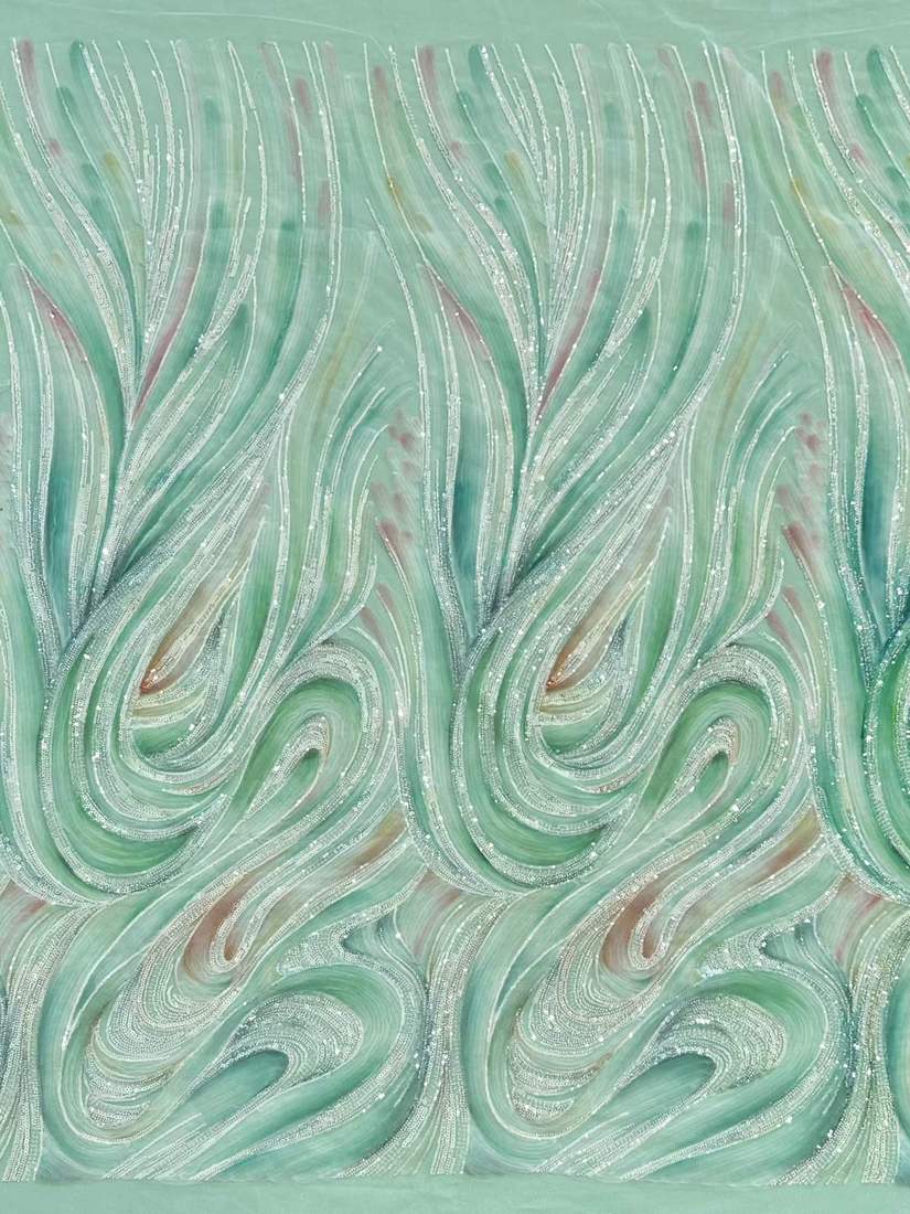 Embroidered Lace — HX-3785 — vista 6