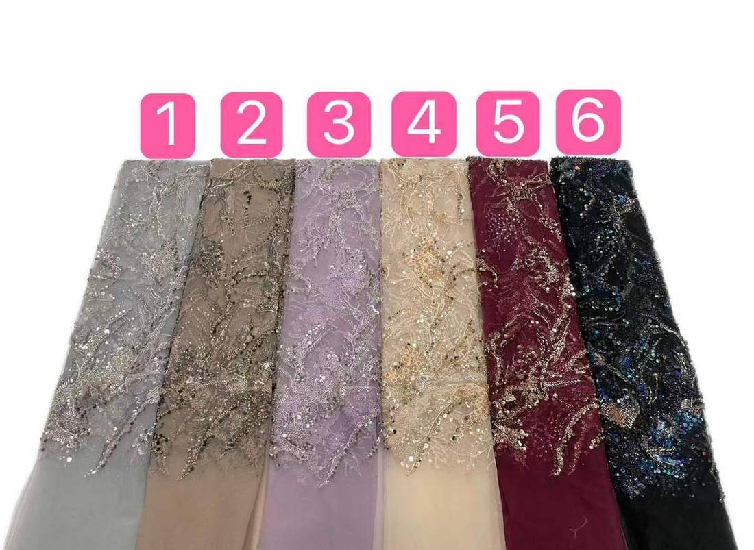Embroidered Lace — HX-3786 — Embroidered Lace — HX-3786