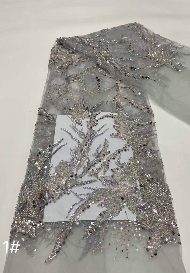 Embroidered Lace — HX-3786 — view 2